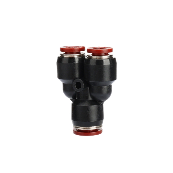 PY型三通氣管快速接頭 氣動(dòng)T型等徑變徑快速接頭PE