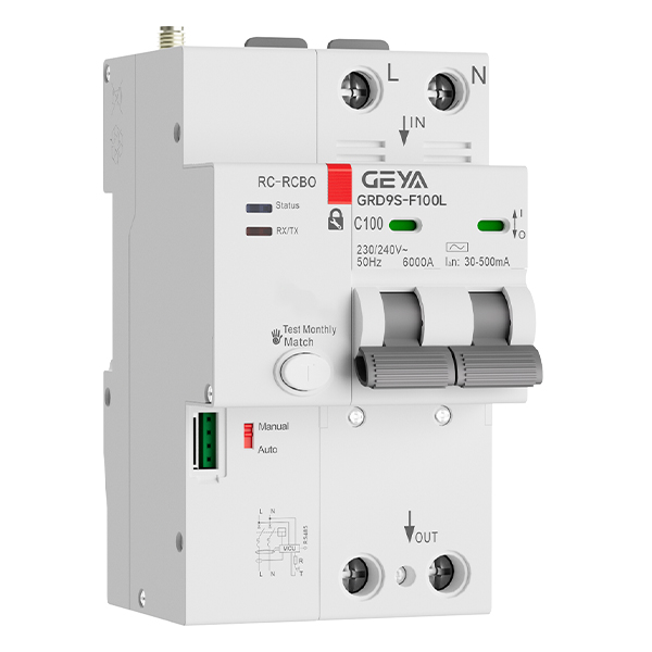 GRD9S-F100L系列帶漏電款小型智能斷路器